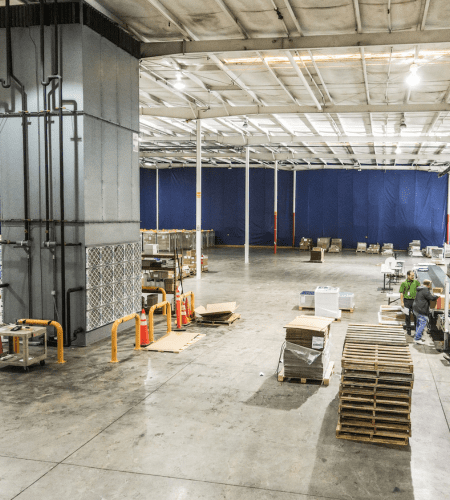 square feet of dedicated climate controlled space